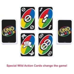 MATTEL Uno All Wild Game In Display Storage Tin Family Fun Age 7+ -Trendy Toy Store D23348 5 opt