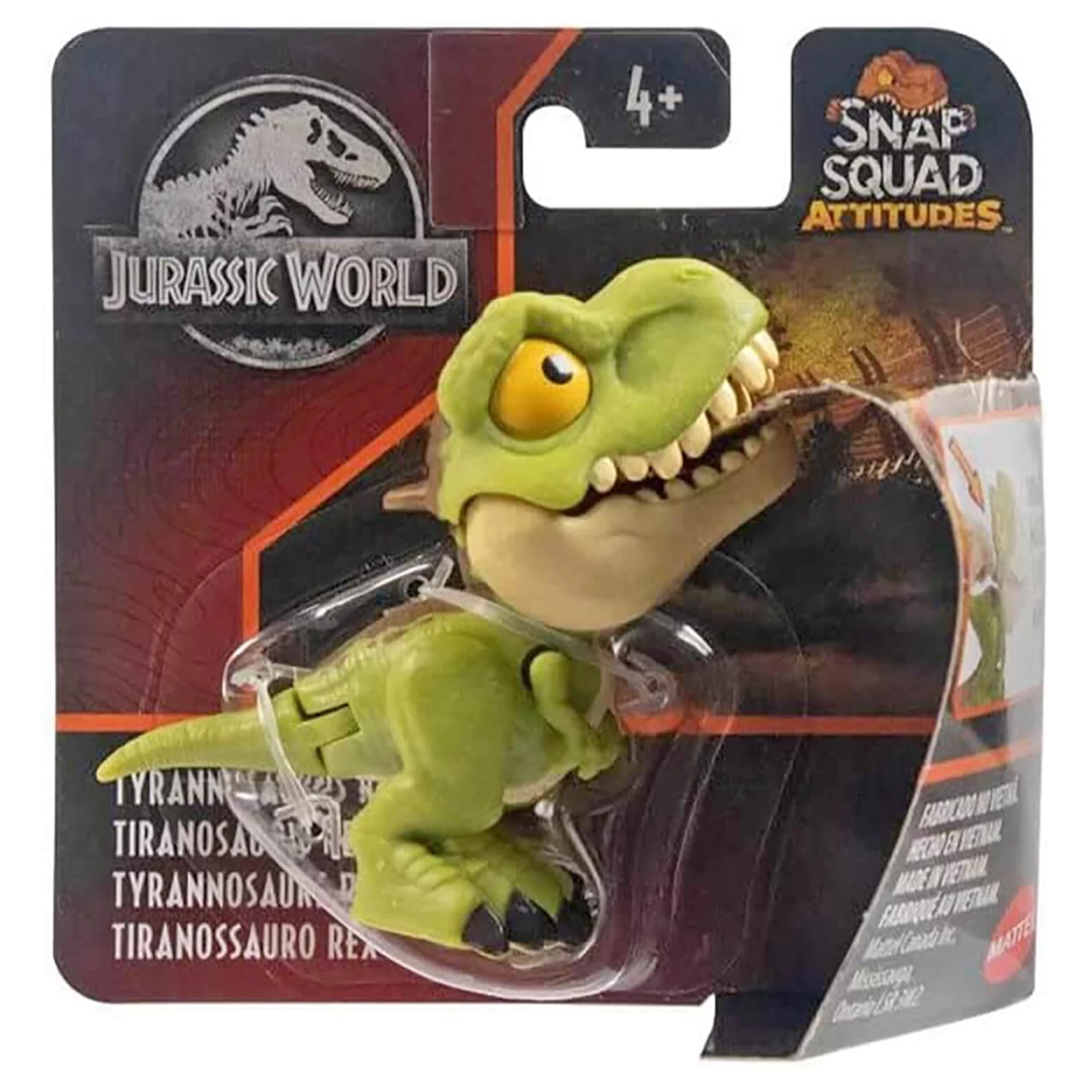 Jurassic World Snap Squad Attitudes Collectible Dinosaur 8cm 4 Jurassic World Snap Squad Attitudes Collectible Dinosaur 8cm - Image 4