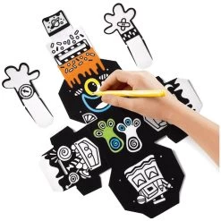 Helix Build & Colour Mini Velvet Money Box Maped Creativ 7cm Age 4+ -Trendy Toy Store EXO907013 3 opt