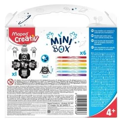 Helix Build & Colour Mini Velvet Money Box Maped Creativ 7cm Age 4+ -Trendy Toy Store EXO907013 4 opt