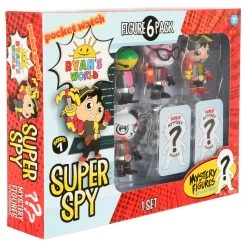 Ryan's World Super Spy Figures 6 Pack With 2 Mystery Agents -Trendy Toy Store GRA200066 6462 006 3 opt