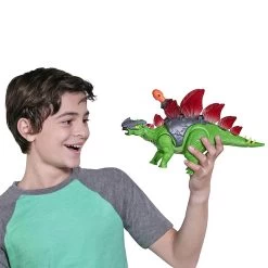 Robo Alive Dino Wars Stegosaurus Light Up Moving Roars 30cm -Trendy Toy Store GRA38422 6460 5 opt