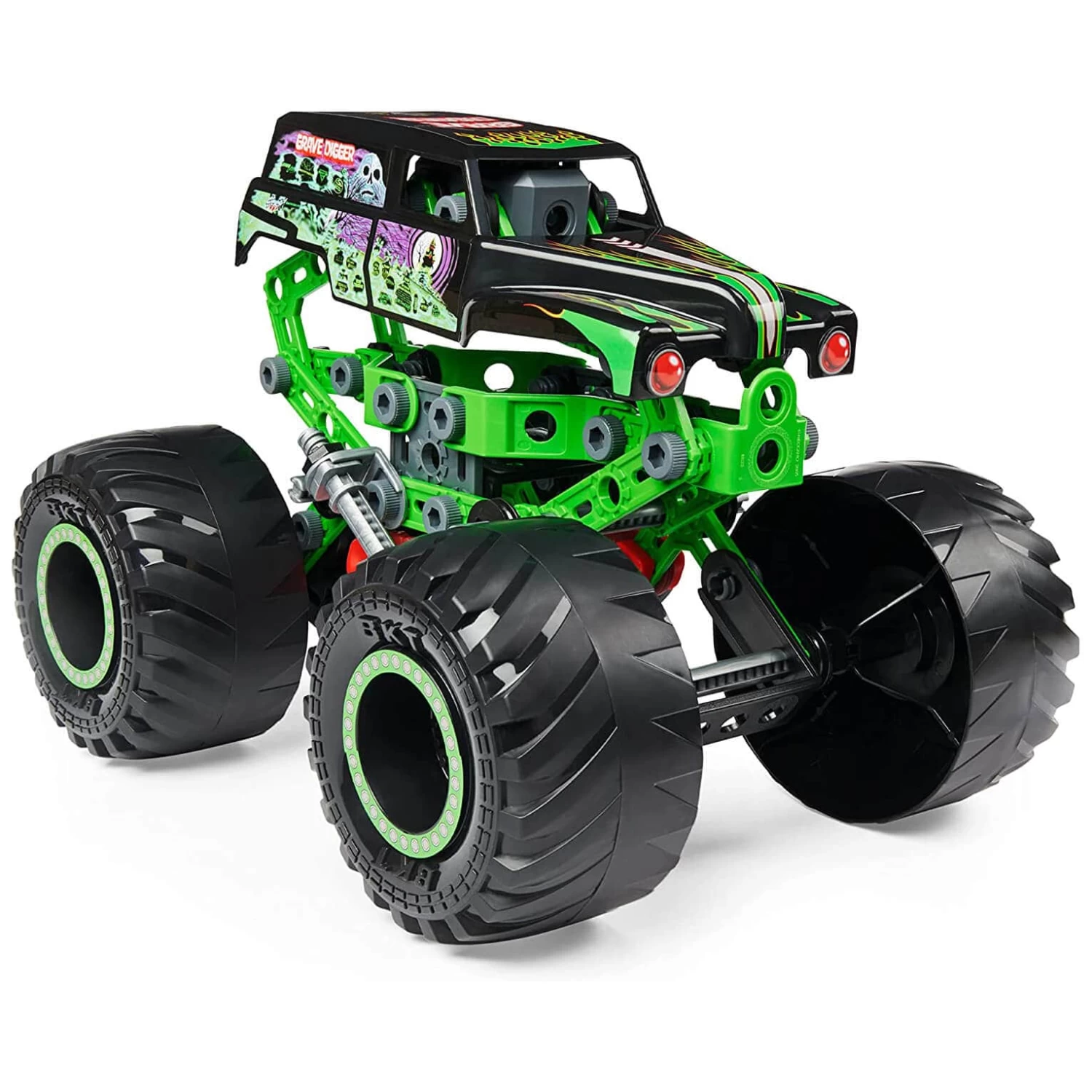Meccano Junior Grave Digger Monster Truck Building Set 127 Pieces 2 Meccano Junior Grave Digger Monster Truck Building Set 127 Pieces - Image 2