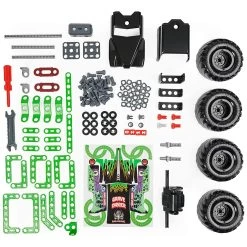 Meccano Junior Grave Digger Monster Truck Building Set 127 Pieces 9 Meccano Junior Grave Digger Monster Truck Building Set 127 Pieces -Trendy Toy Store GRA6060171 6386 3 opt