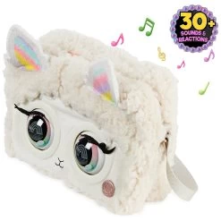 Purse Pets Fluffy Fashion Interactive Handbag 30+ Sounds 20cm -Trendy Toy Store GRA6062238 6453 B 4 opt