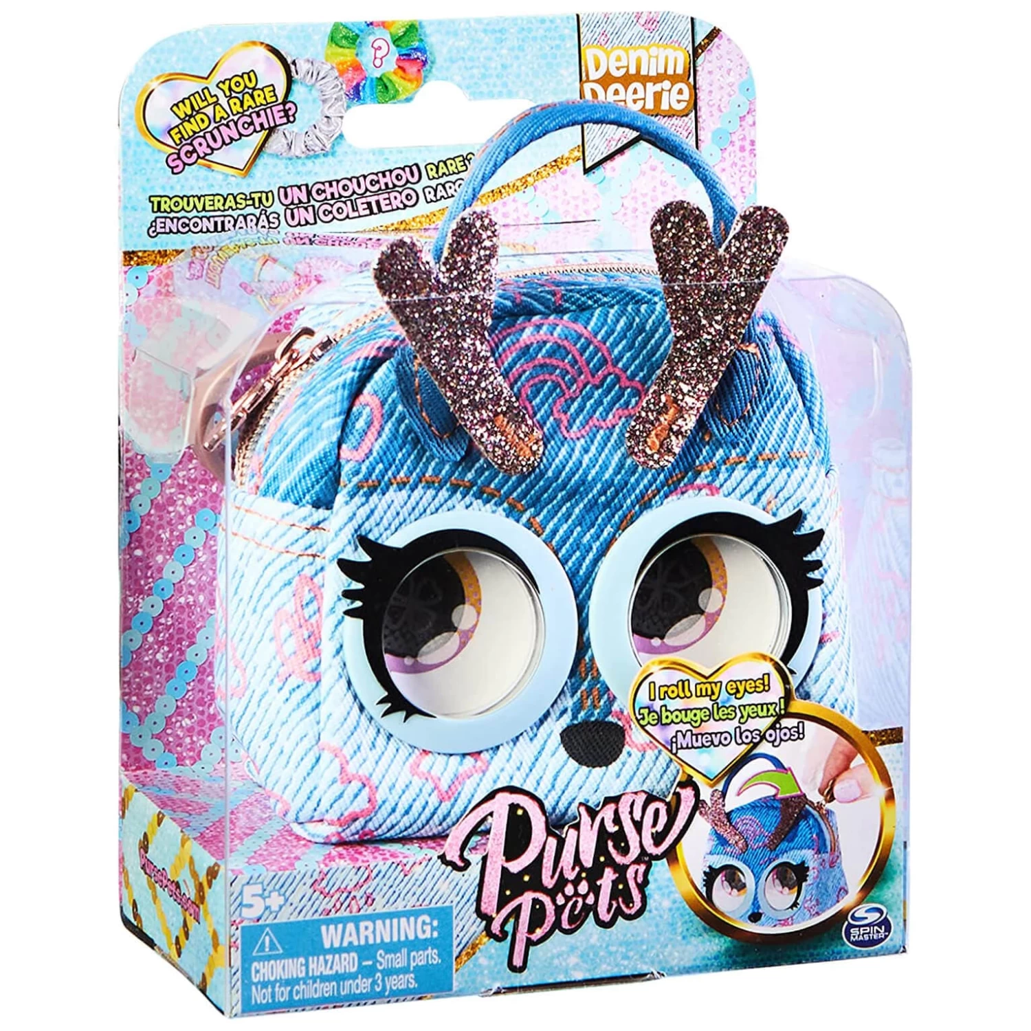 Purse Pets Micros Mini Handbag Rolling Eyes Zip Closing 9cm 4 Purse Pets Micros Mini Handbag Rolling Eyes Zip Closing 9cm - Image 4