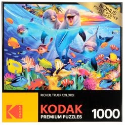 Kodak Premium Jigsaw Puzzle Bright Colour 1000 Pieces Age 10+ -Trendy Toy Store GRA8700 6306 AM J 1 opt
