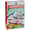 Monopoly Grab & Go Portable Family Game Property Trading Travel