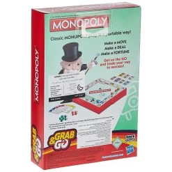 Monopoly Grab & Go Portable Family Game Property Trading Travel -Trendy Toy Store GRAB1002 6265 U082 2 opt