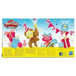 Play-Doh Confetti Compound Collection 6 Pots 2 Cutter Shapes -Trendy Toy Store GRAB3423 6424 EU61 4 opt