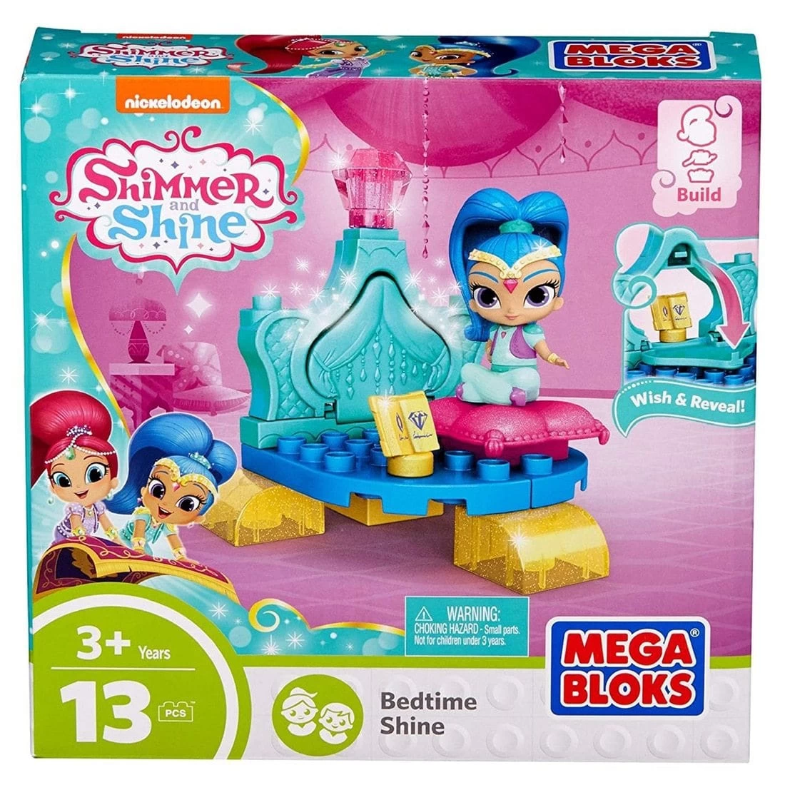Mega Bloks Shimmer And Shine Bedtime Shine Playset Age 3+ 2 Mega Bloks Shimmer And Shine Bedtime Shine Playset Age 3+ - Image 2