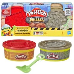 Play-Doh Wheels Compound Sets 2x8oz Tubs Dough Stamper Lid Tool -Trendy Toy Store GRAE4508 6137 EU42 C 1 opt