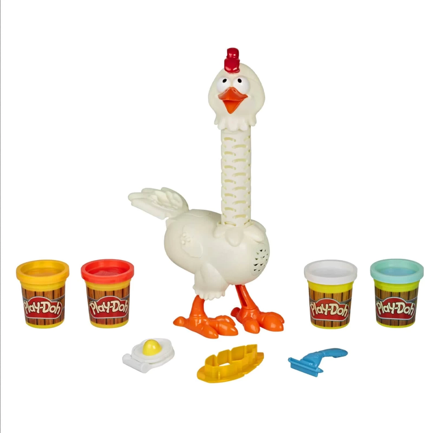 Play-Doh Animal Crew Cluck-a-Dee Feather Fun Chicken 4 Tubs 3 Play-Doh Animal Crew Cluck-a-Dee Feather Fun Chicken 4 Tubs - Image 3