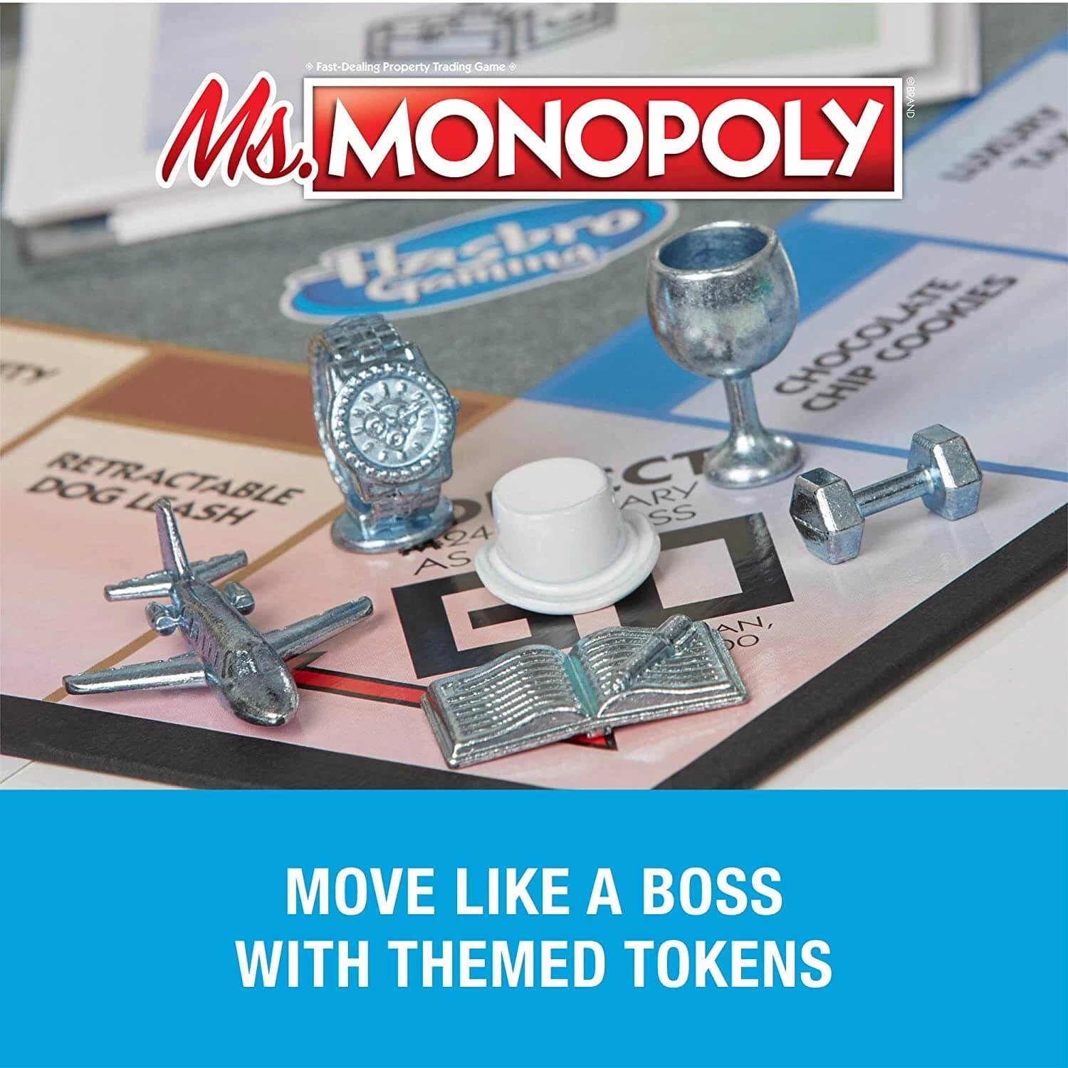Hasbro Ms Monopoly Family Board Game Property Trading Fun 4 Hasbro Ms Monopoly Family Board Game Property Trading Fun - Image 4