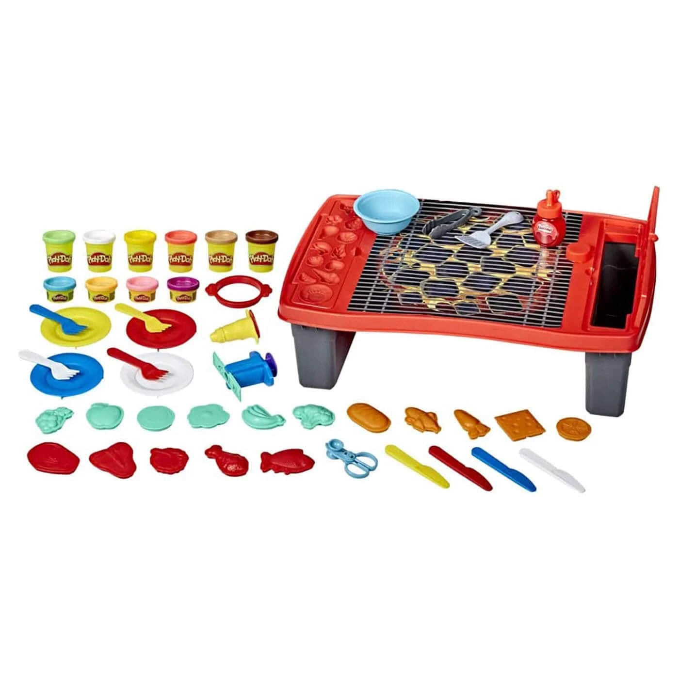 Play-Doh Kitchen Creations Big Grillin Playset 40 Piece BBQ Toy 2 Play-Doh Kitchen Creations Big Grillin Playset 40 Piece BBQ Toy - Image 2
