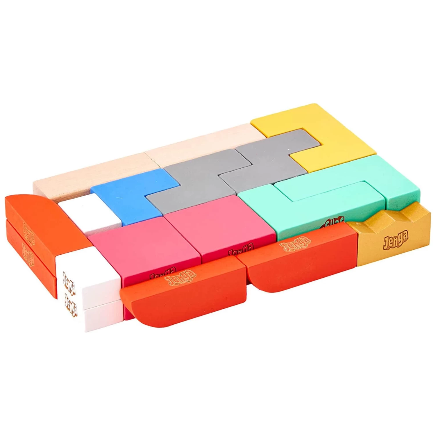 Hasbro Jenga Maker Family Game Build Race 28 Wooden Blocks Age 8+ 6 Hasbro Jenga Maker Family Game Build Race 28 Wooden Blocks Age 8+ - Image 6