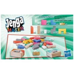 Hasbro Jenga Maker Family Game Build Race 28 Wooden Blocks Age 8+ 10 Hasbro Jenga Maker Family Game Build Race 28 Wooden Blocks Age 8+ -Trendy Toy Store GRAF4528 6358 1020 6 opt