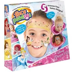 Face Paintoos Pack 5 Tattoos Designs Fancy Dress Fun Art -Trendy Toy Store GRAFP202 6119 1 opt