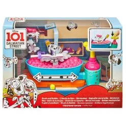 Disney 101 Dalmatian Street Brush & Bubble Playset Dolly Dog Figure