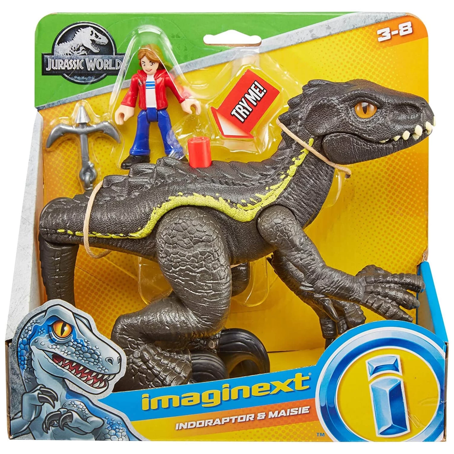 Imaginext Jurassic World Indoraptor & Masie Interactive Toy 1 Imaginext Jurassic World Indoraptor & Masie Interactive Toy