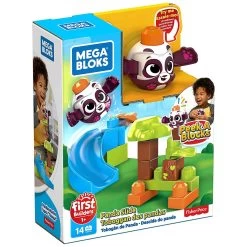 Mega Bloks Peek-a-Blocks Animal Slide Building Set 14 Pieces