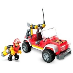 Mega Construx Fire Rescue Unit Fireman Building Set 114 Pieces -Trendy Toy Store GRAGLK53 5953 9C33 2 opt
