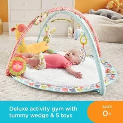 Fisher Price Go Wild Gym & Giraffe Wedge Mat Music Light -Trendy Toy Store GRAGMG07 5960 9655 3 opt