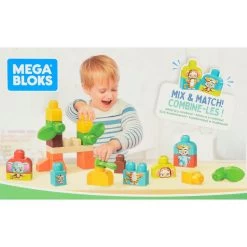 Mega Bloks Safari Friends Building Set Plant Based Blocks 30pc -Trendy Toy Store GRAGPT75 5983 9633 3 opt