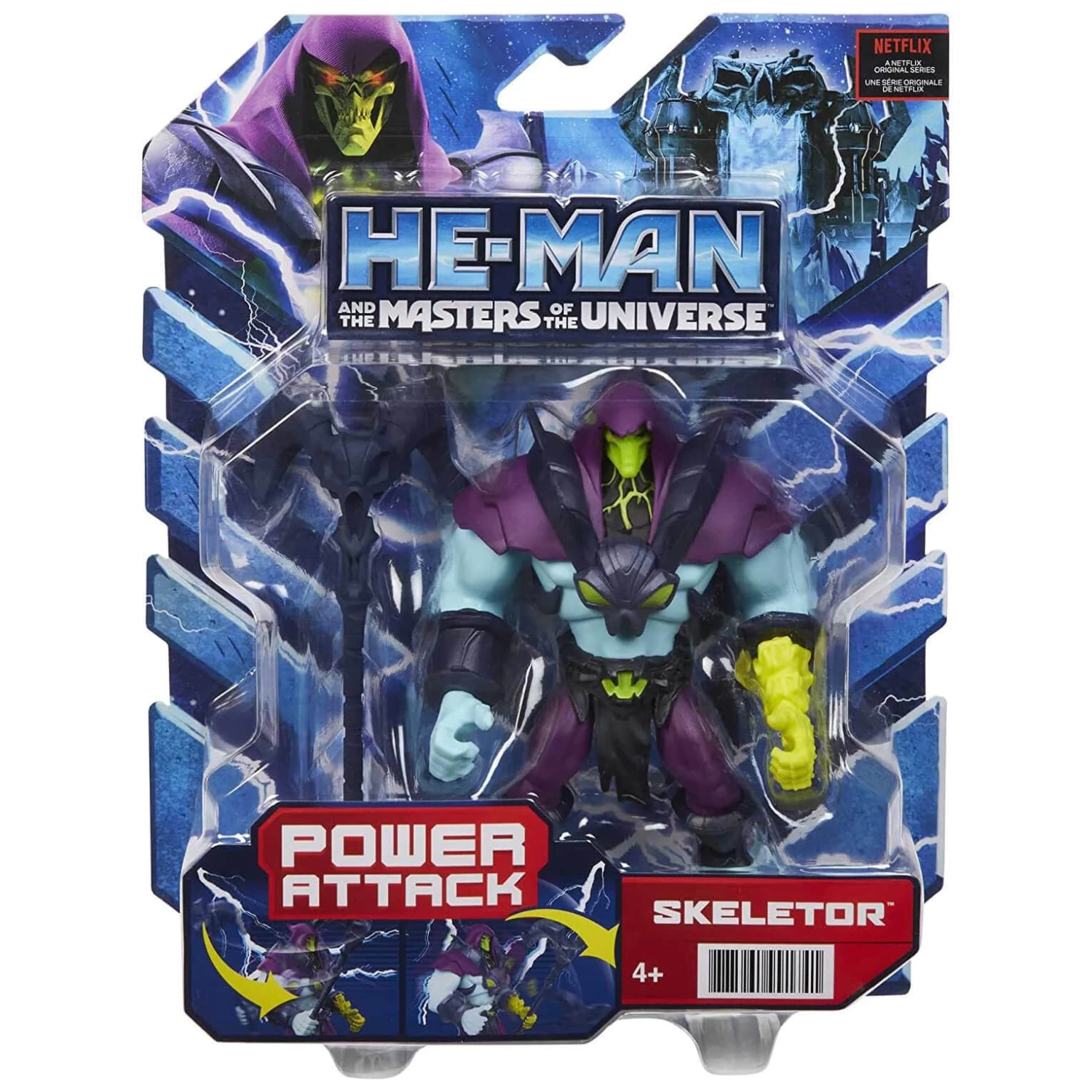 Masters Of The Universe Skeletor Action Figure Power Attack 14cm 1 Masters Of The Universe Skeletor Action Figure Power Attack 14cm