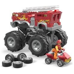 Mega Hot Wheels Monster Trucks 5 Alarm Fire Truck 284 Pieces 7 Mega Hot Wheels Monster Trucks 5 Alarm Fire Truck 284 Pieces -Trendy Toy Store GRAHHD19 6412 9633 2 opt