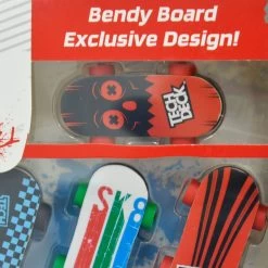 SPIN MASTER Pack Of 10 Tech Deck Bendy Boards Finger Skateboard Eraser -Trendy Toy Store GRATD2332CT UK 6301 5 opt