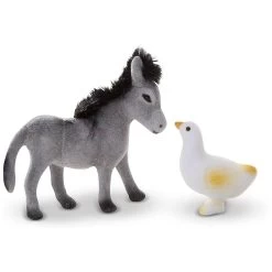 Melissa & Doug Farm Friends 10 Animals Set In Wooden Tray Barn -Trendy Toy Store HEA10594 5 opt