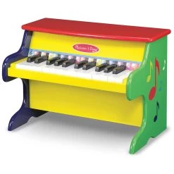 Melissa & Doug Learn To Play Piano Toy 25 Keys Solid Wood 40cm