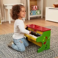 Melissa & Doug Learn To Play Piano Toy 25 Keys Solid Wood 40cm -Trendy Toy Store HEA11314 3 opt