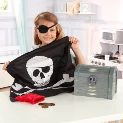 Melissa & Doug Wooden Pirate Chest Set Treasure Eye Patch Bandana 8 Melissa & Doug Wooden Pirate Chest Set Treasure Eye Patch Bandana -Trendy Toy Store HEA12576 3 opt