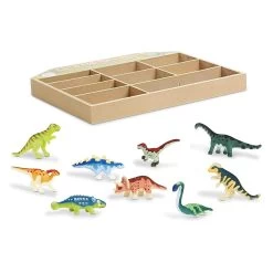 Melissa & Doug Dinosaur Party Play Set 9 Figures In Wooden Tray 9 Melissa & Doug Dinosaur Party Play Set 9 Figures In Wooden Tray -Trendy Toy Store HEA12666 4 opt