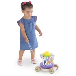Carousel Pull Toy Wooden Horses Toddler Melissa & Doug 18m+ -Trendy Toy Store HEA13616 4 opt