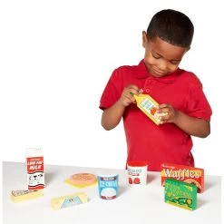 Melissa & Doug Wooden Fridge Food Play Set Hand Painted 9 Pieces -Trendy Toy Store HEA14076 5 opt