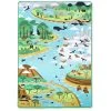 Melissa & Doug Jumbo Habitats Rug 5 Animals Play Mat 200cm