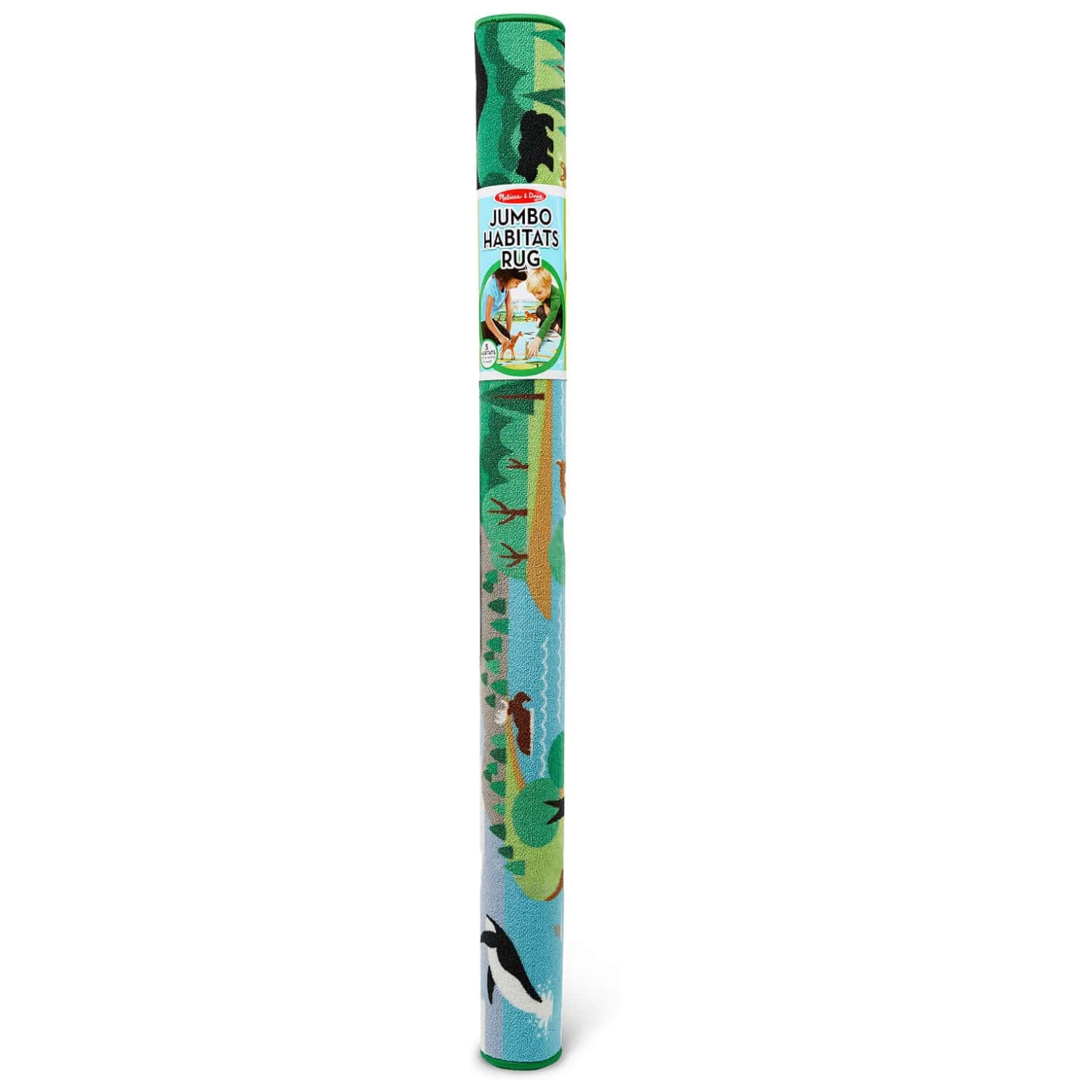 Melissa & Doug Jumbo Habitats Rug 5 Animals Play Mat 200cm 4 Melissa & Doug Jumbo Habitats Rug 5 Animals Play Mat 200cm - Image 4