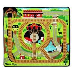 Melissa & Doug Large Activity Rug Play Mat With Accessories 100cm 16 Melissa & Doug Large Activity Rug Play Mat With Accessories 100cm -Trendy Toy Store HEA19554 1 opt