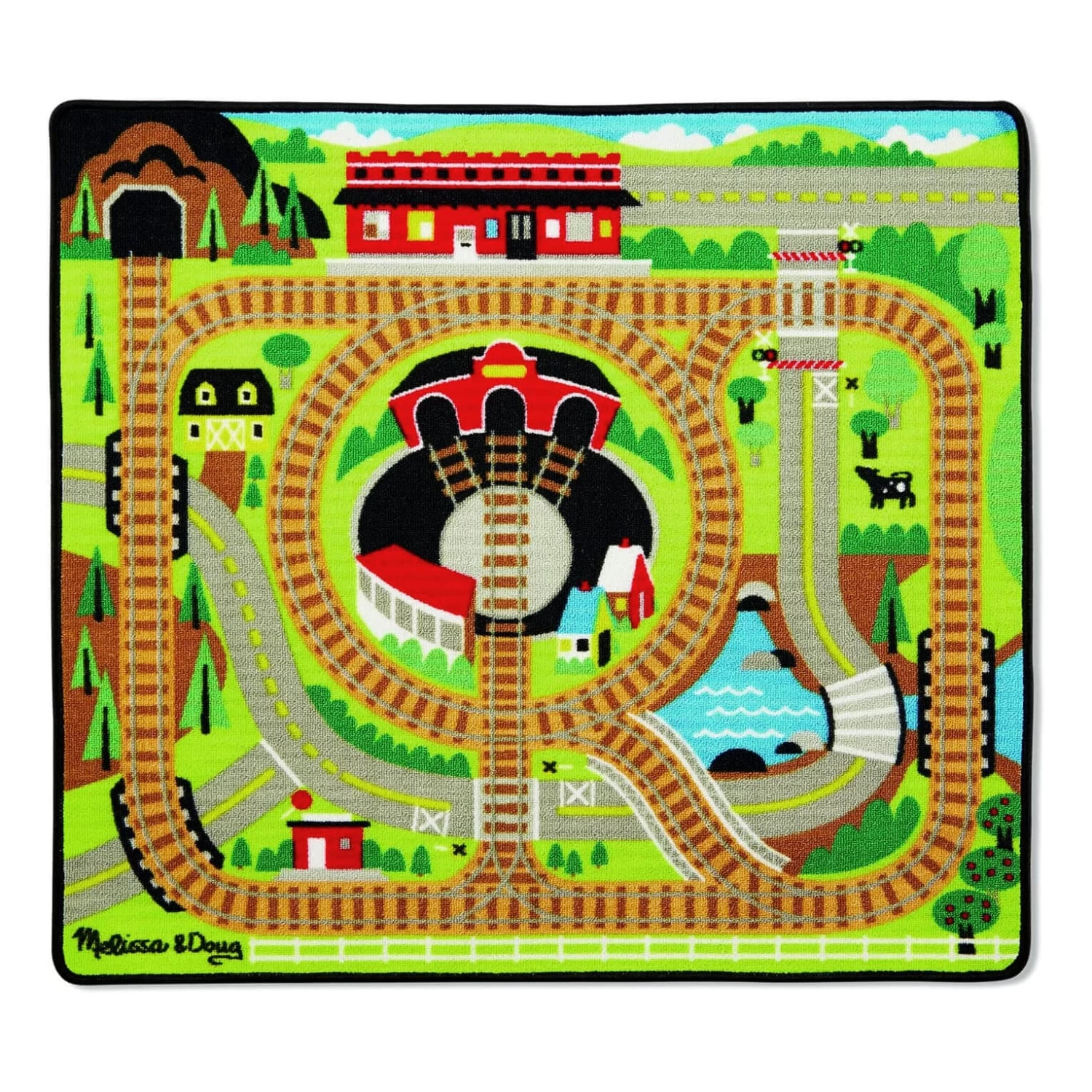 Melissa & Doug Large Activity Rug Play Mat With Accessories 100cm 8 Melissa & Doug Large Activity Rug Play Mat With Accessories 100cm - Image 8