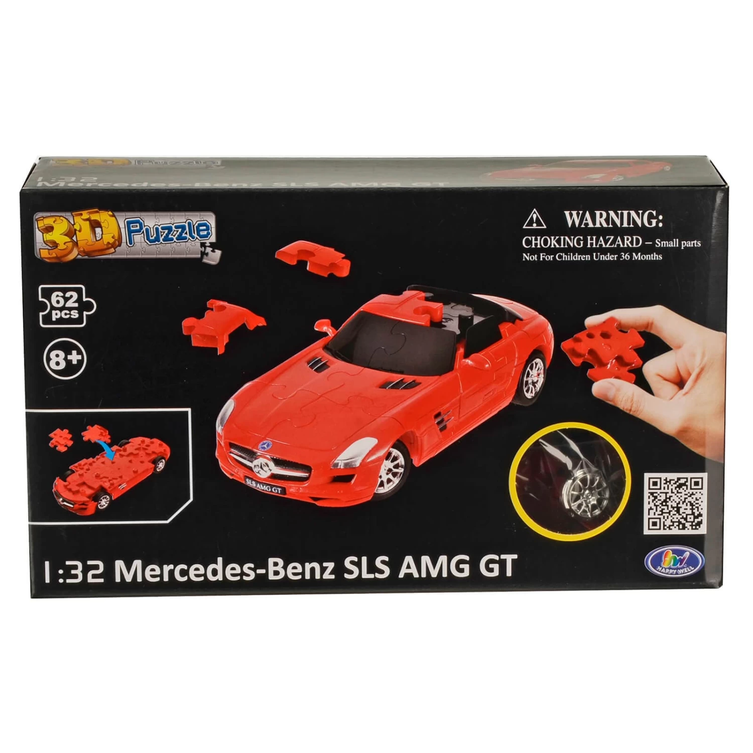 3D Jigsaw Puzzle Car 1:32 Scale Model Plastic Pieces Age 8+ 8 3D Jigsaw Puzzle Car 1:32 Scale Model Plastic Pieces Age 8+ - Image 8