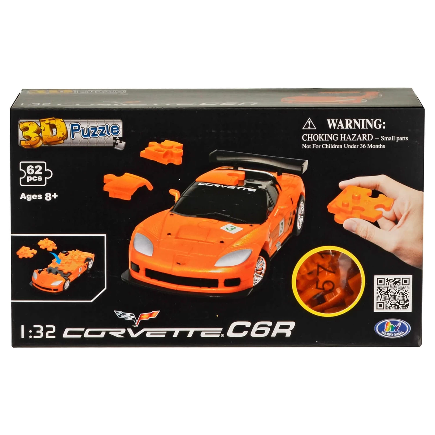 3D Jigsaw Puzzle Car 1:32 Scale Model Plastic Pieces Age 8+ 10 3D Jigsaw Puzzle Car 1:32 Scale Model Plastic Pieces Age 8+ - Image 10