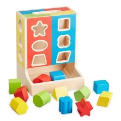 Melissa & Doug Wooden Shape Sorter 12 Colour Blocks 18m+ 9 Melissa & Doug Wooden Shape Sorter 12 Colour Blocks 18m+ -Trendy Toy Store HEA94001 5 opt