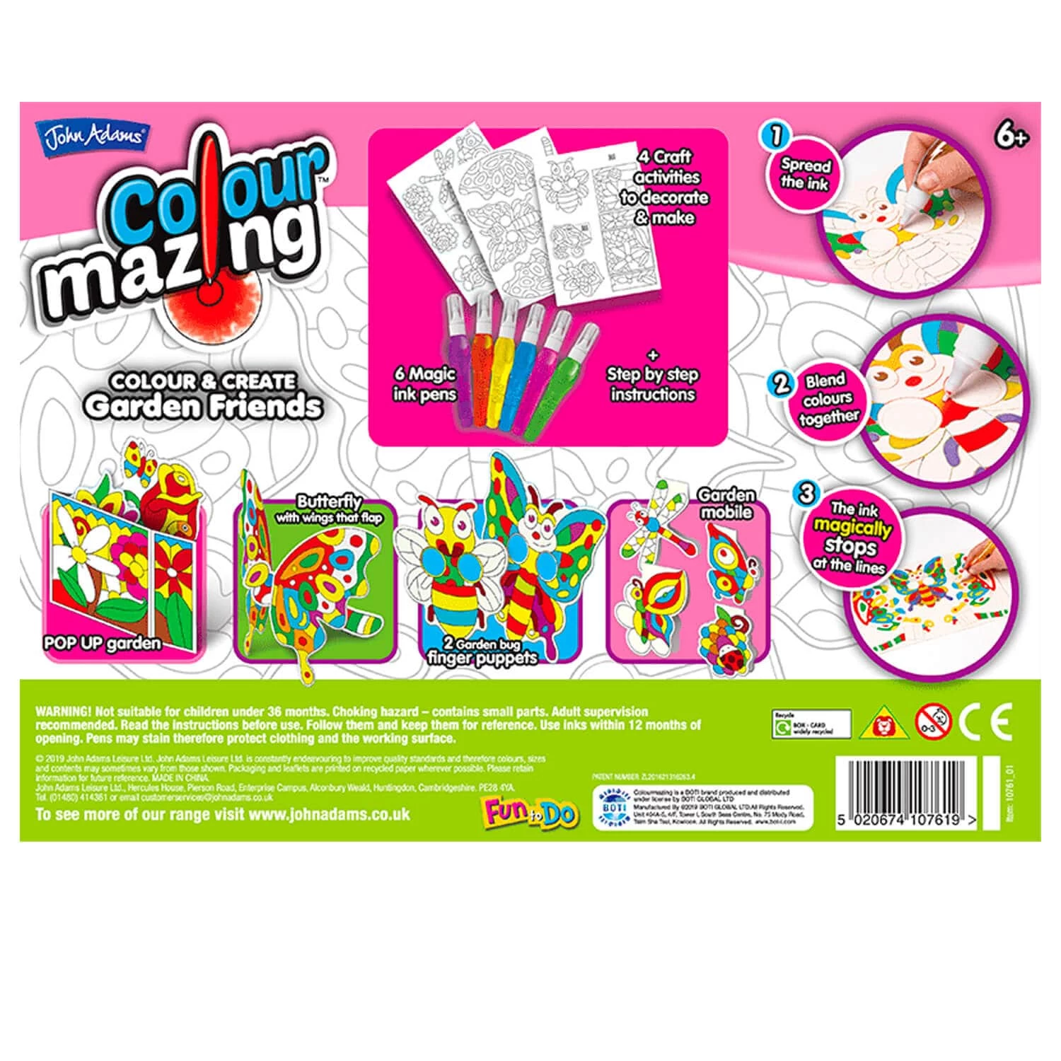 Colourmazing 3D Colour & Create Activity Set Magic Ink Age 6+ 4 Colourmazing 3D Colour & Create Activity Set Magic Ink Age 6+ - Image 4