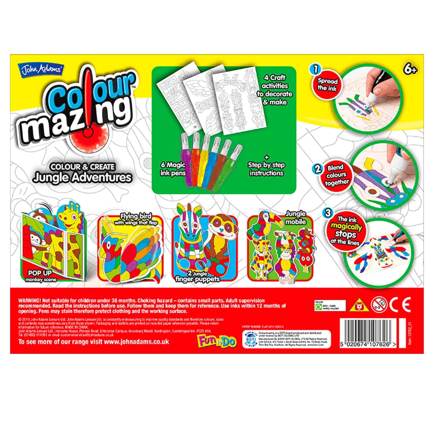 Colourmazing 3D Colour & Create Activity Set Magic Ink Age 6+ 3 Colourmazing 3D Colour & Create Activity Set Magic Ink Age 6+ - Image 3