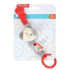 Fisher Price Plush Animal Pacifier Holder With Clothing Clip -Trendy Toy Store PRIFP10089 51483.1573810217.1100.1100