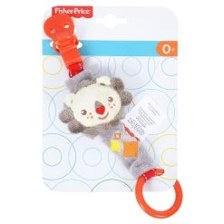 Fisher Price Plush Animal Pacifier Holder With Clothing Clip -Trendy Toy Store PRIFP10103 65796.1573810207.1100.1100