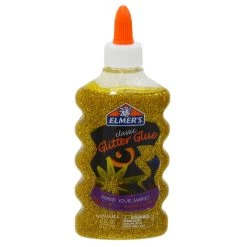 Elmers Classic Glitter Glue Washable Non Drip Arts Crafts 177ml
